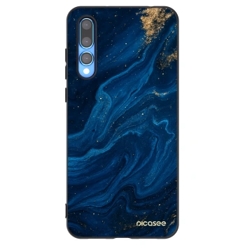 Picasee silikonový černý obal pro Huawei P20 Pro - Blue