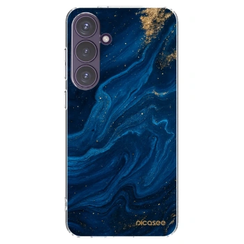 Picasee silikonový průhledný obal pro Samsung Galaxy S24+ S926B 5G - Blue