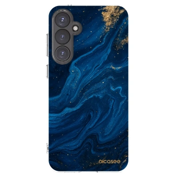Picasee silikonový průhledný obal pro Samsung Galaxy S23 FE S711B - Blue
