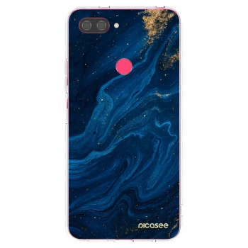 Picasee silikonový průhledný obal pro Xiaomi Mi 8 Lite - Blue