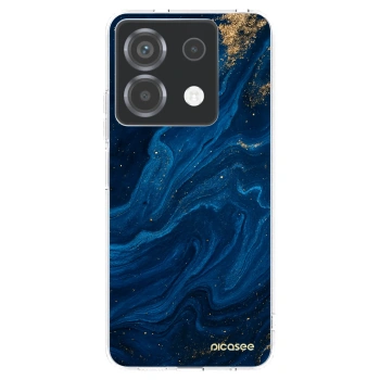 Picasee silikonový průhledný obal pro Xiaomi Poco X6 - Blue