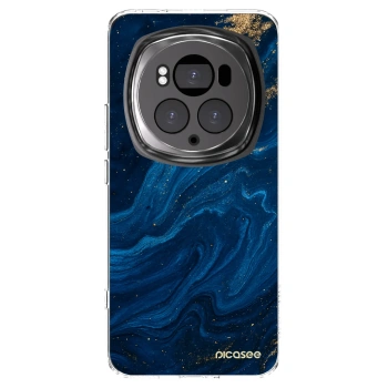 Picasee silikonový průhledný obal pro Honor Magic6 Pro - Blue
