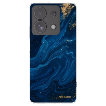 Picasee silikonový průhledný obal pro Xiaomi Redmi Note 13 Pro 4G - Blue