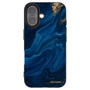 Picasee silikonový černý obal pro Apple iPhone 16 - Blue