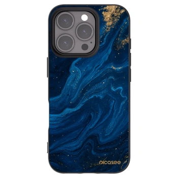 Picasee silikonový černý obal pro Apple iPhone 16 Pro - Blue