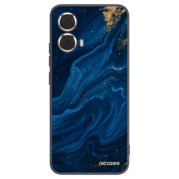 Picasee silikonový černý obal pro Motorola Moto G85 - Blue