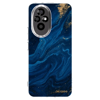 Picasee silikonový průhledný obal pro Honor 200 Pro 5G - Blue