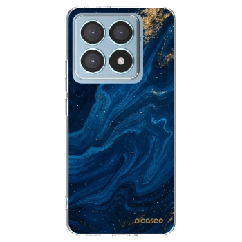 Picasee silikonový průhledný obal pro Xiaomi 14T Pro - Blue