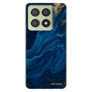 Picasee silikonový průhledný obal pro Xiaomi 14T - Blue