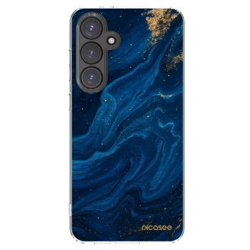 Picasee silikonový průhledný obal pro Samsung Galaxy S24 FE S721B - Blue