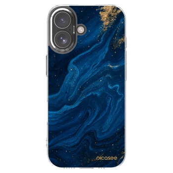 Picasee silikonový průhledný obal pro Apple iPhone 17 - Blue