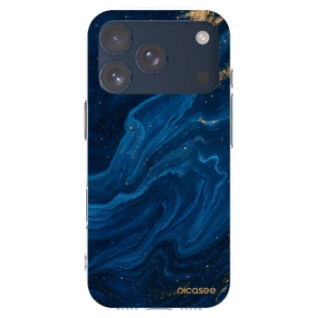 Picasee silikonový průhledný obal pro Apple iPhone 17 Pro - Blue