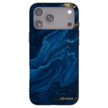 Picasee silikonový černý obal pro Apple iPhone 17 Pro Max - Blue