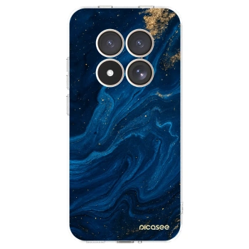 Picasee silikonový průhledný obal pro Xiaomi Redmi Note 15 Pro 4G - Blue