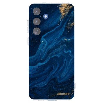 Picasee silikonový průhledný obal pro Samsung Galaxy S25 FE 5G - Blue