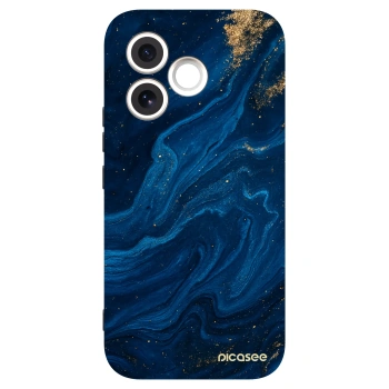 Picasee silikonový černý obal pro Honor 600 Lite - Blue