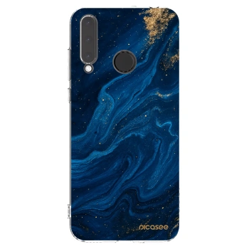 Picasee silikonový průhledný obal pro Honor 20 Lite - Blue
