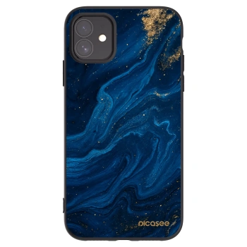 Picasee silikonový černý obal pro Apple iPhone 11 - Blue