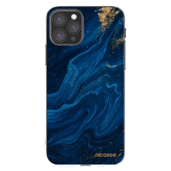 Picasee silikonový průhledný obal pro Apple iPhone 11 Pro - Blue