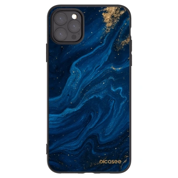 Picasee silikonový černý obal pro Apple iPhone 11 Pro Max - Blue