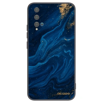 Picasee silikonový černý obal pro Huawei Nova 5T - Blue