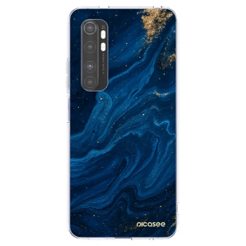 Picasee silikonový průhledný obal pro Xiaomi Mi Note 10 Lite - Blue
