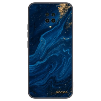 Picasee silikonový černý obal pro Xiaomi Redmi Note 9S - Blue