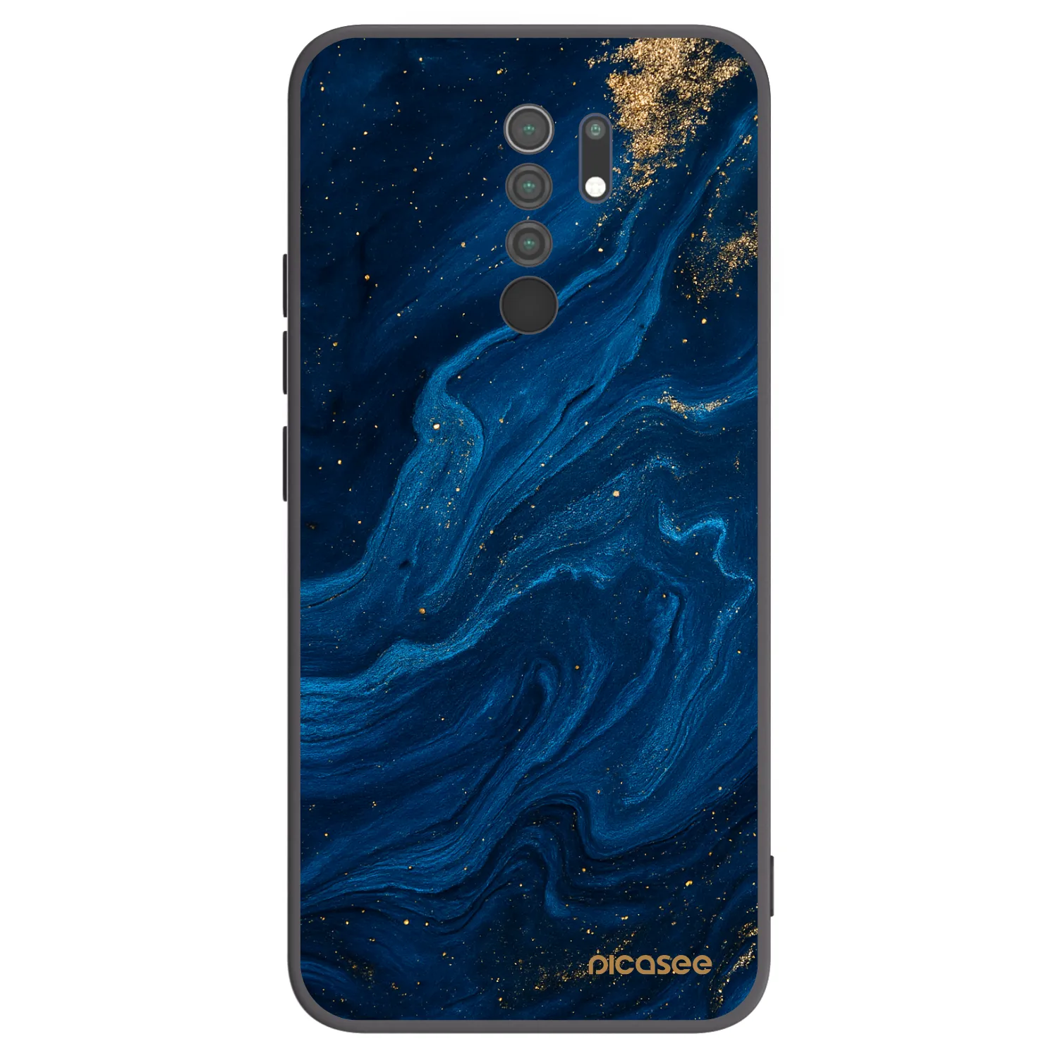 Picasee silikonový černý obal pro Xiaomi Redmi 9 - Blue