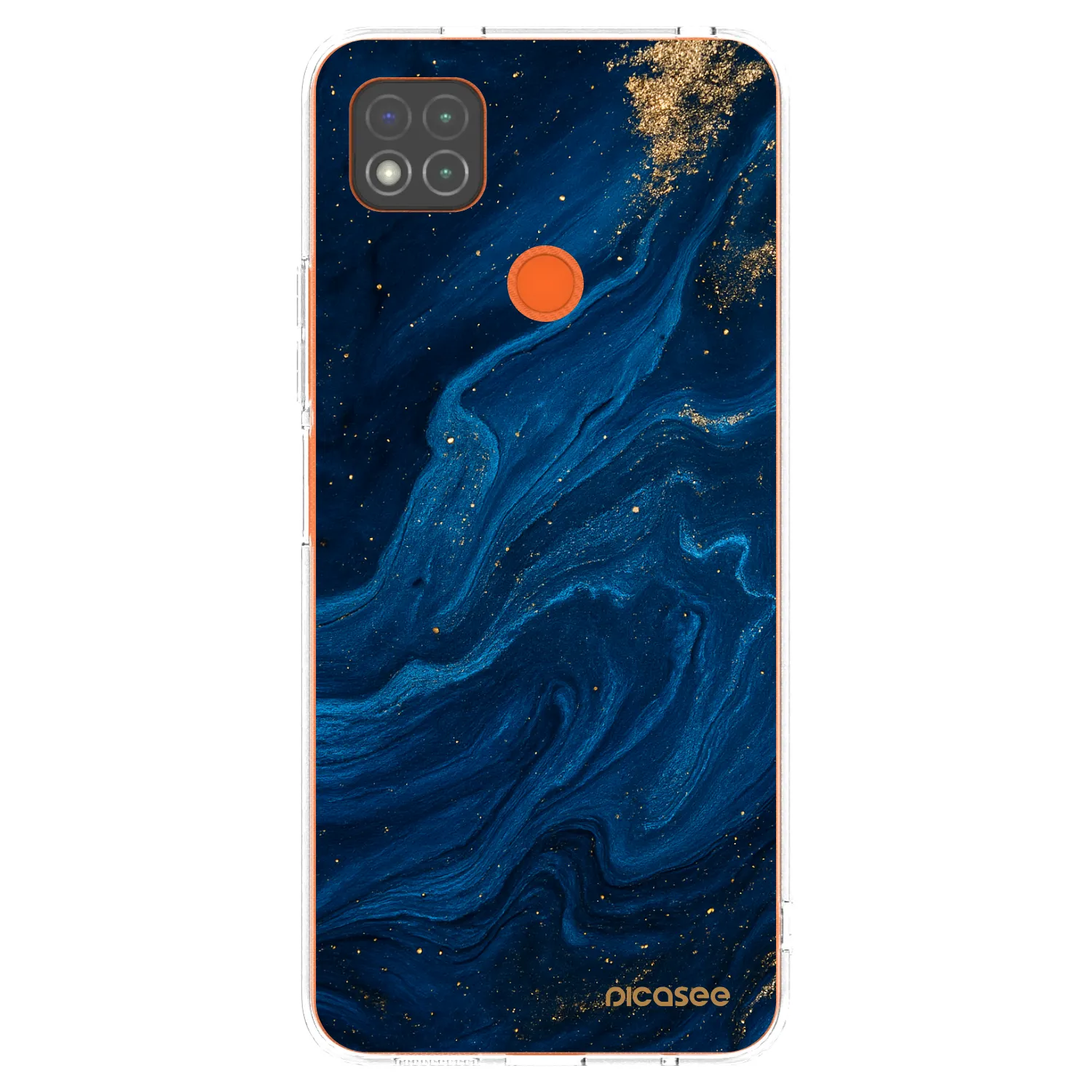 Picasee silikonový průhledný obal pro Xiaomi Redmi 9C - Blue