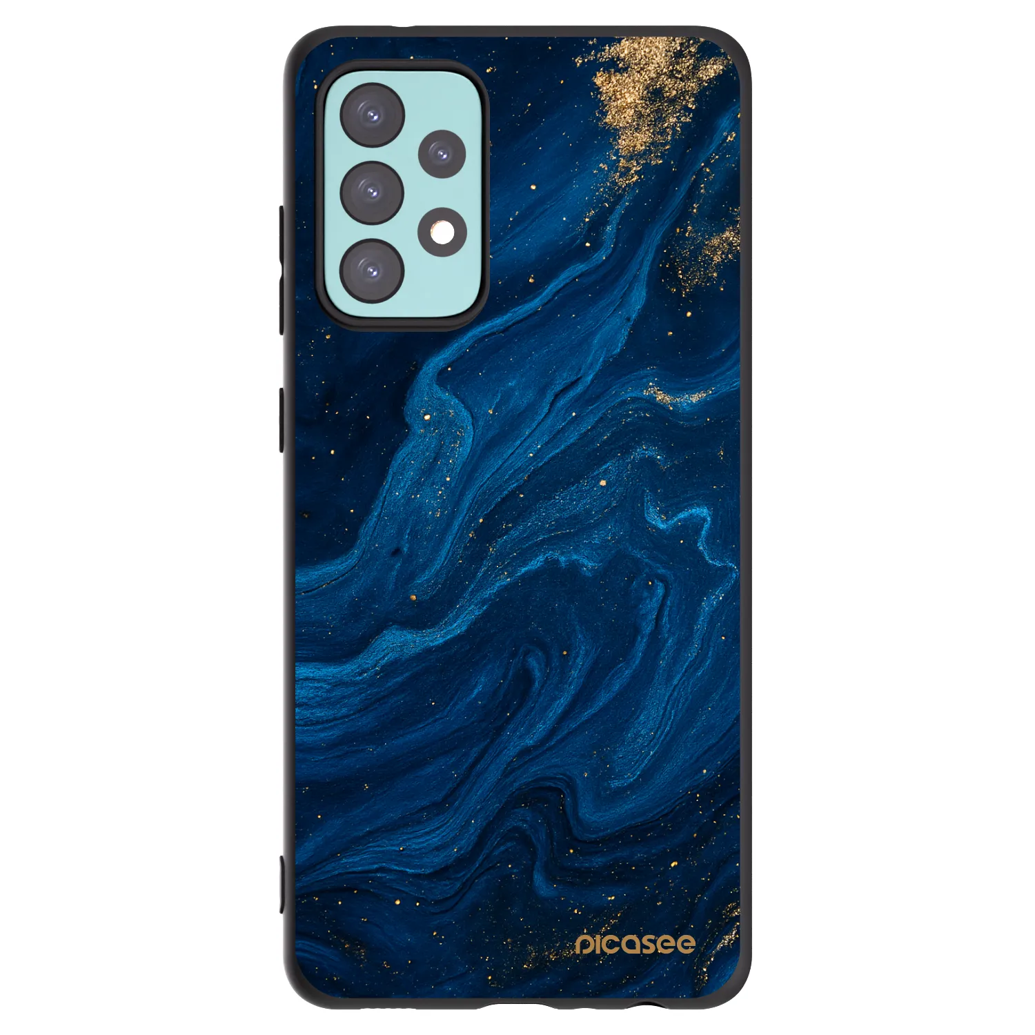 Picasee silikonový černý obal pro Samsung Galaxy A72 A725F - Blue