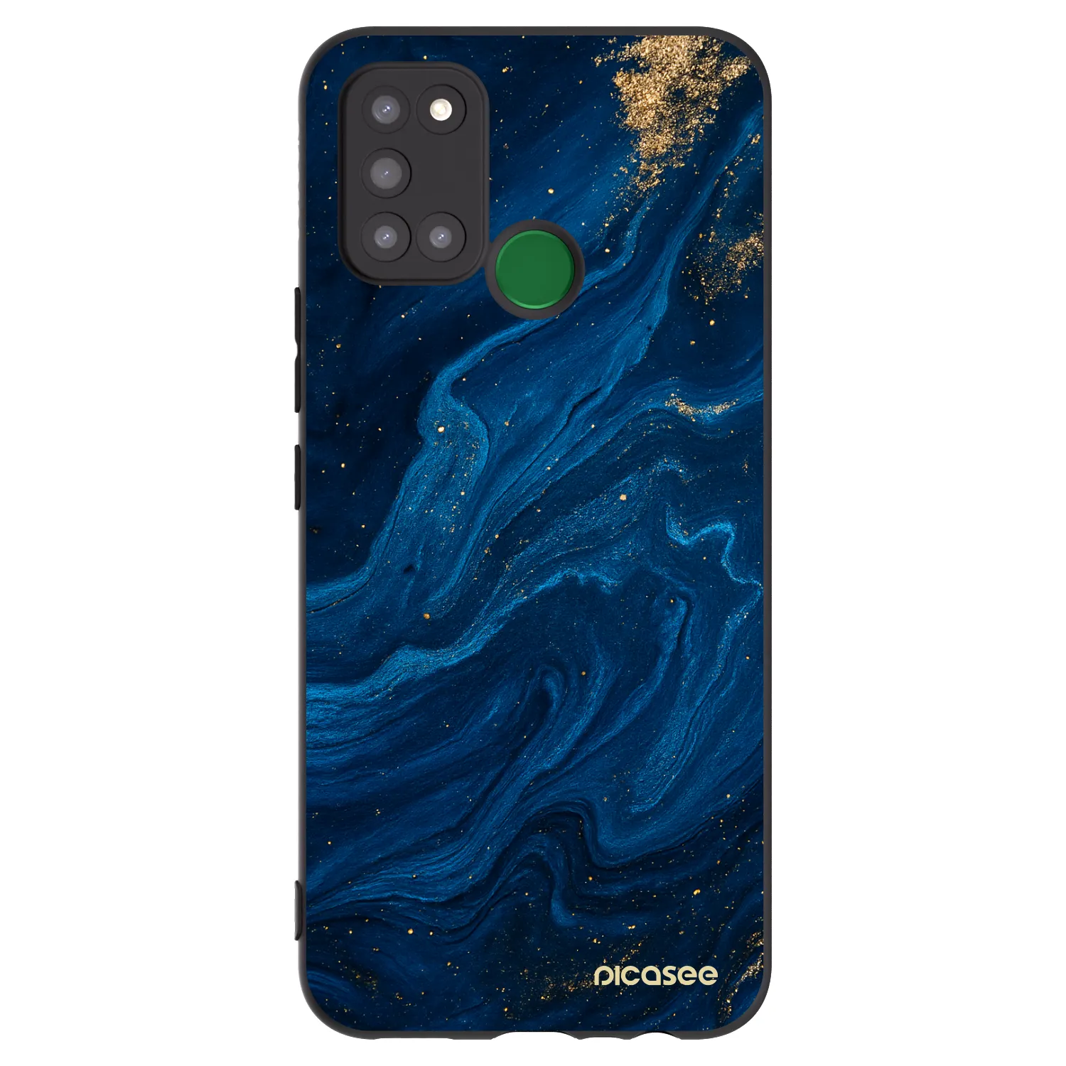 Picasee silikonový černý obal pro Realme 7i - Blue