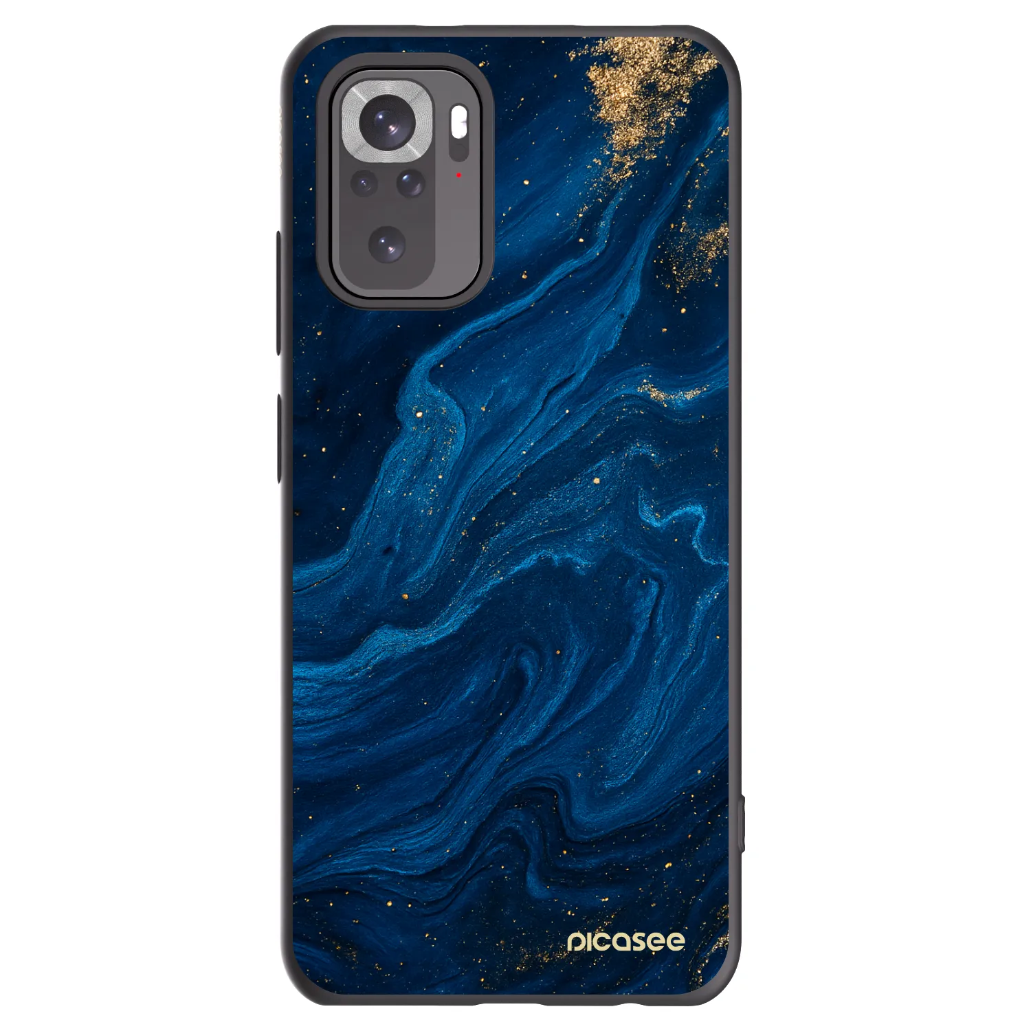 Picasee silikonový černý obal pro Xiaomi Redmi Note 10S - Blue