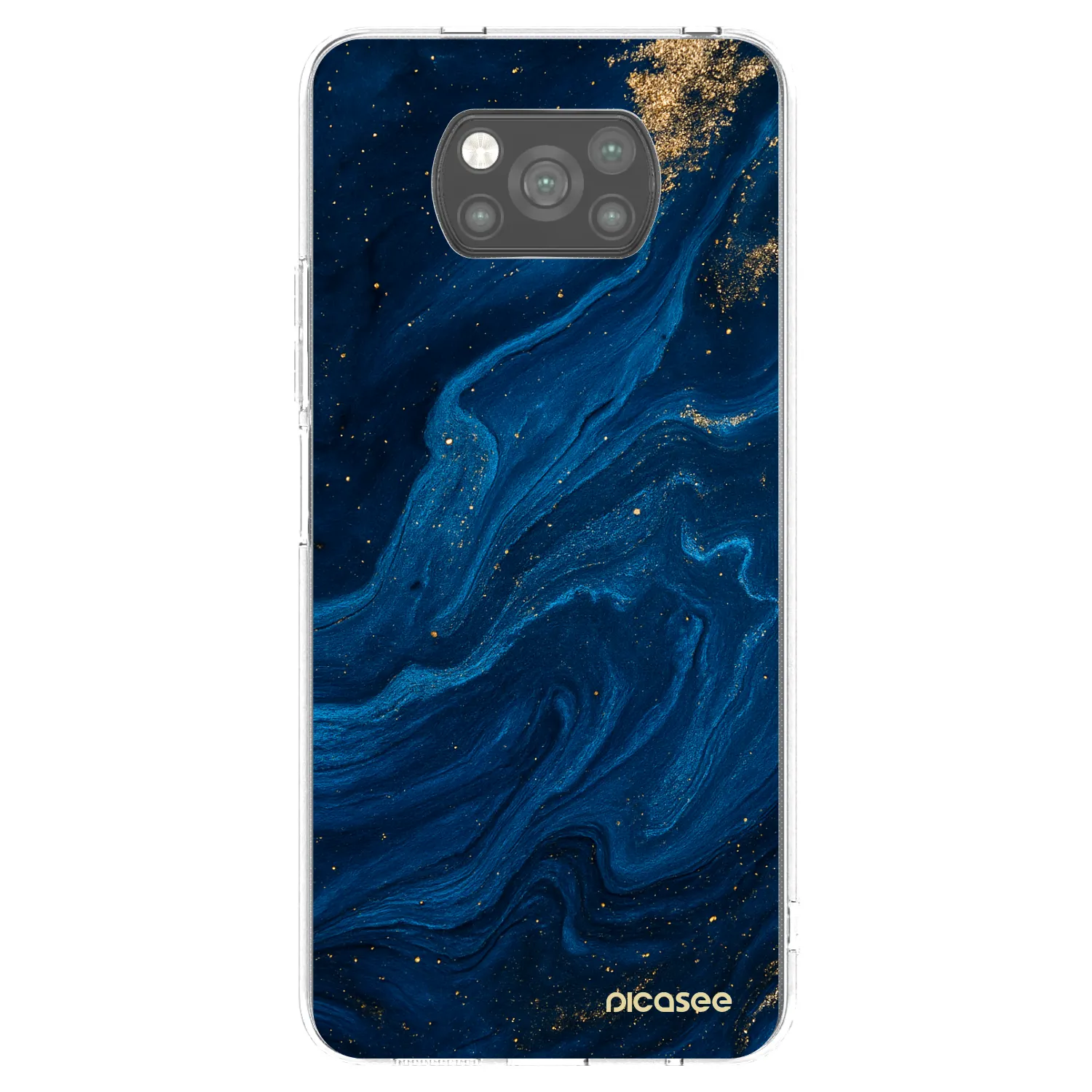 Picasee silikonový černý obal pro Xiaomi Poco X3 Pro - Blue