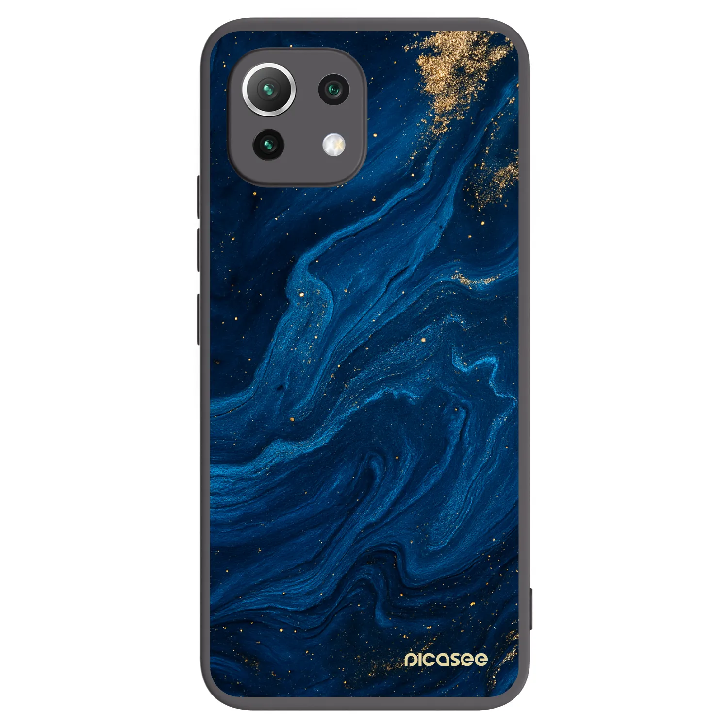 Picasee silikonový černý obal pro Xiaomi Mi 11 Lite - Blue