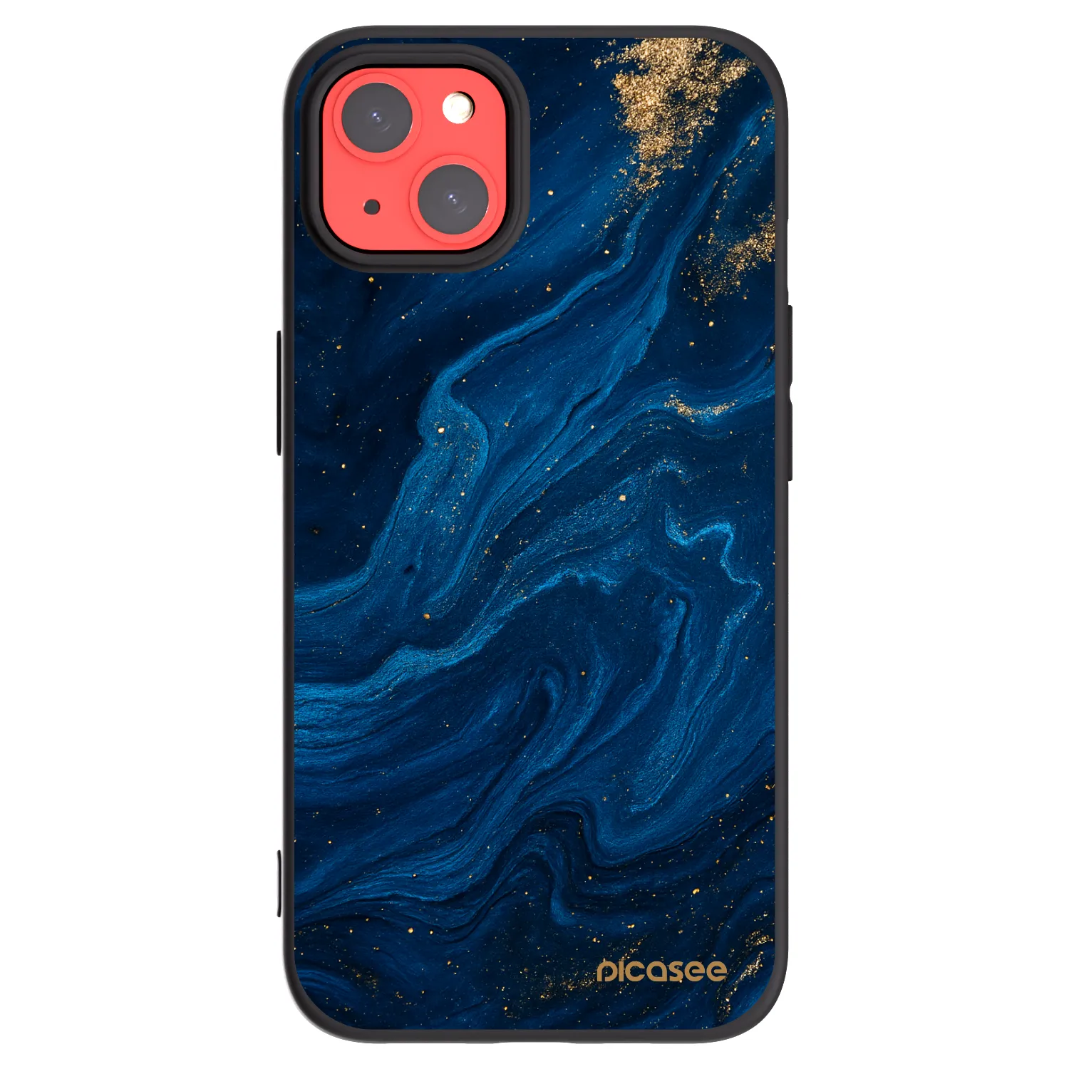 Picasee silikonový černý obal pro Apple iPhone 13 - Blue
