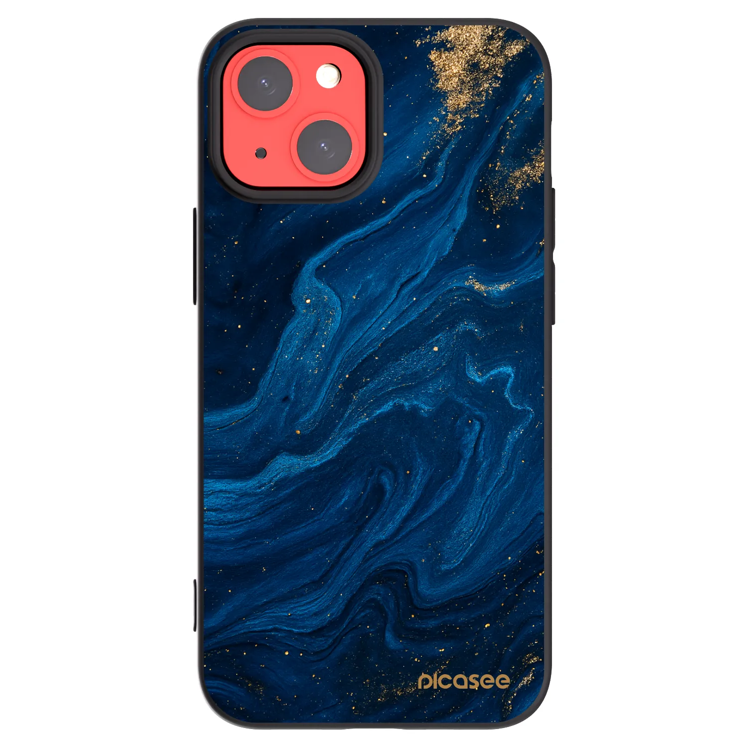 Picasee silikonový černý obal pro Apple iPhone 13 mini - Blue