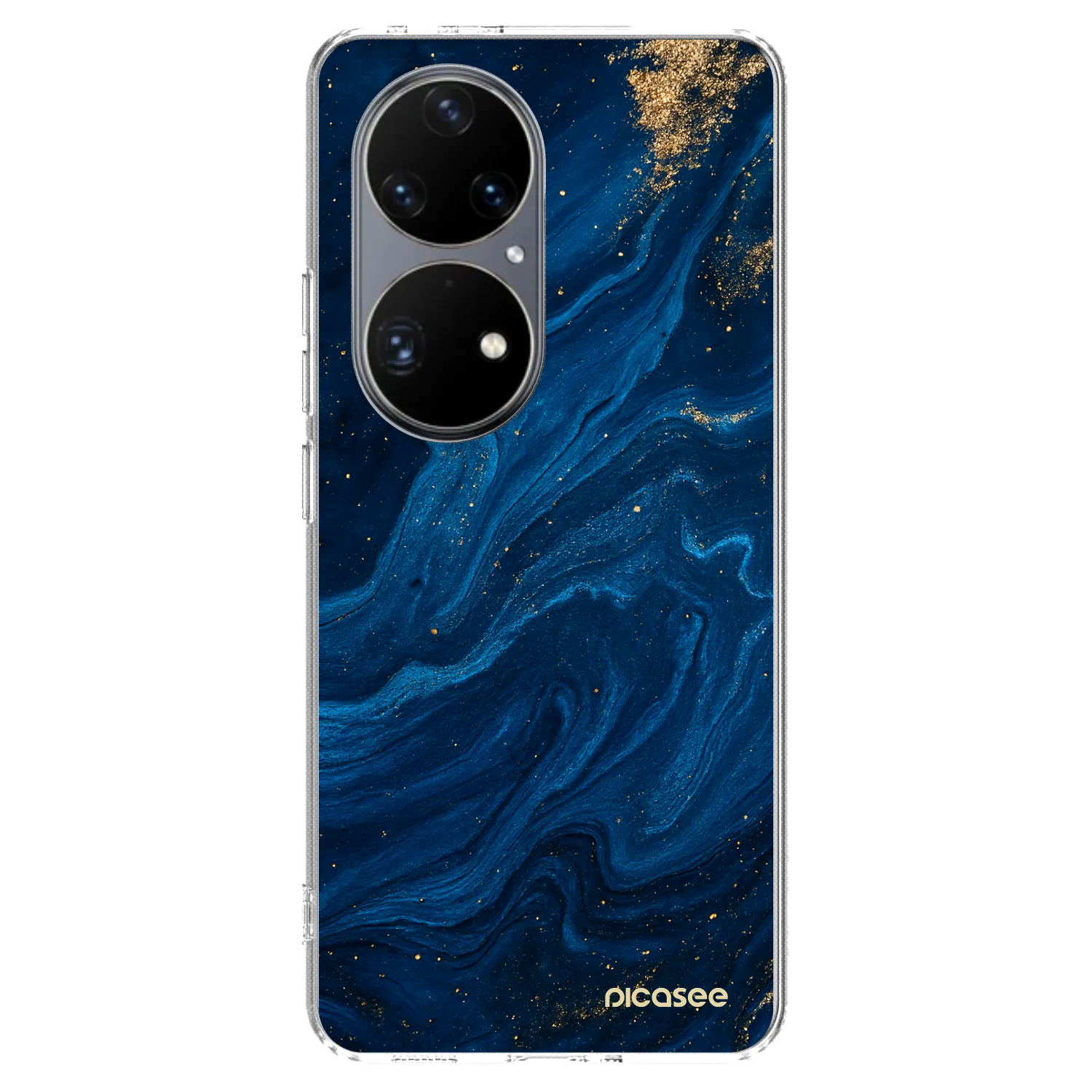Picasee silikonový průhledný obal pro Huawei P50 - Blue