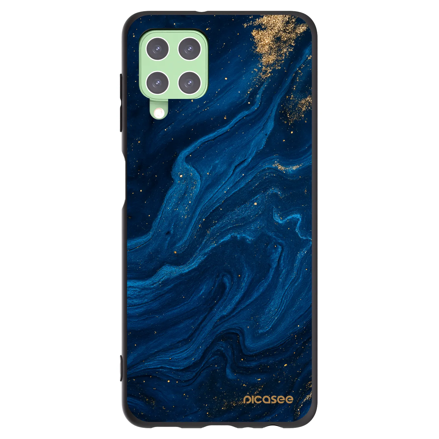Picasee silikonový černý obal pro Samsung Galaxy A22 A225F 4G - Blue