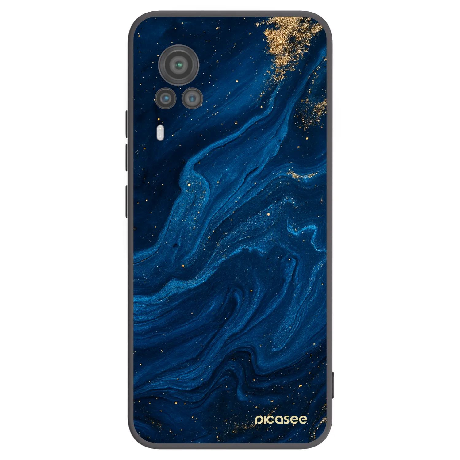 Picasee silikonový černý obal pro Vivo X60 Pro 5G - Blue