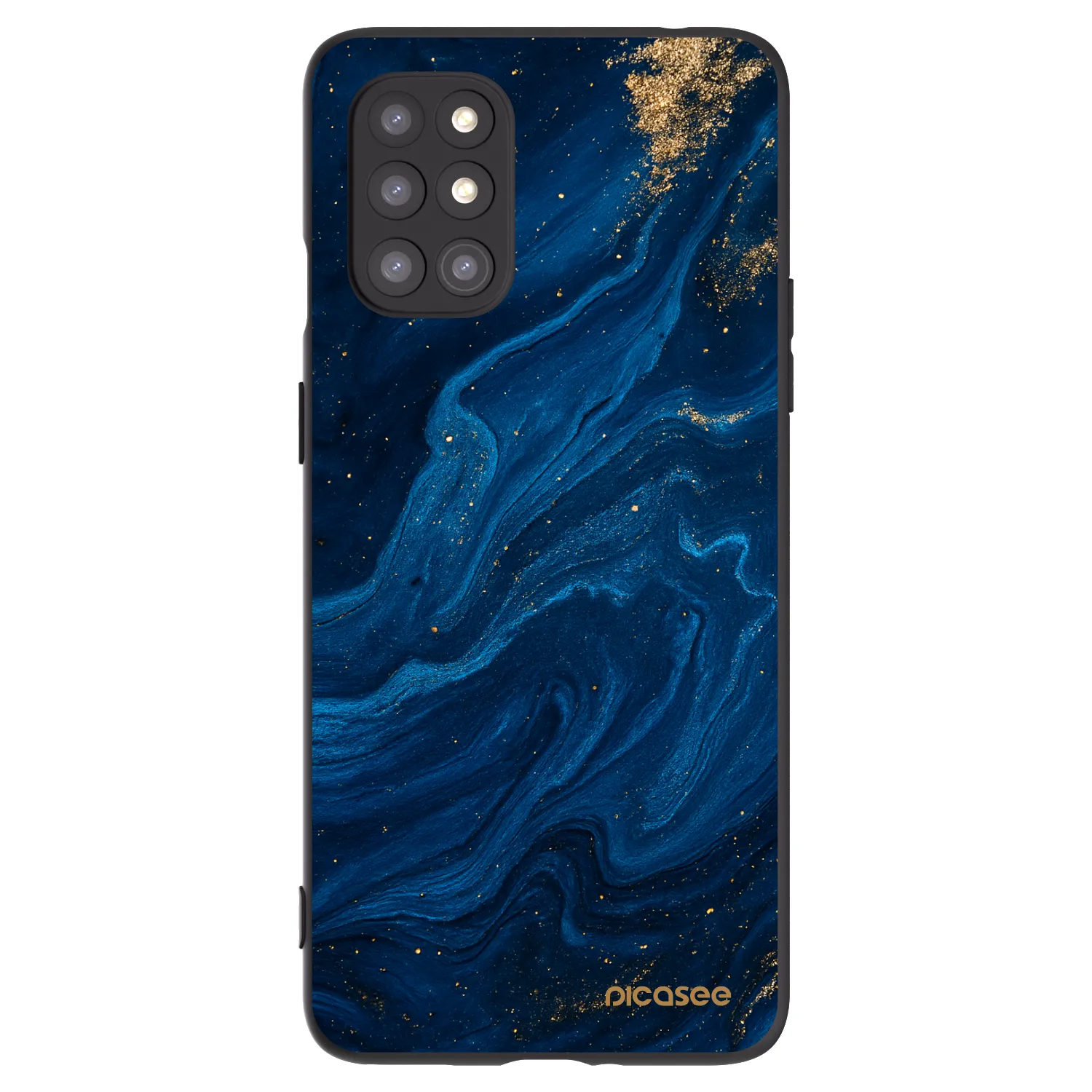 Picasee silikonový černý obal pro OnePlus 8T - Blue