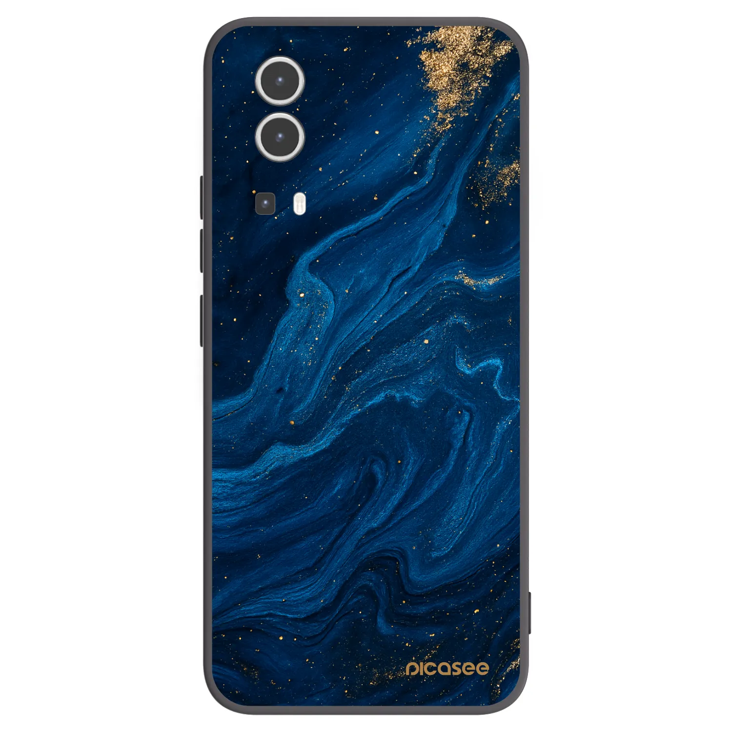Picasee silikonový černý obal pro Vivo Y72 5G - Blue