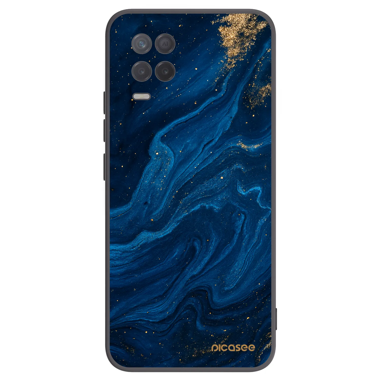 Picasee silikonový černý obal pro Realme 8 5G - Blue