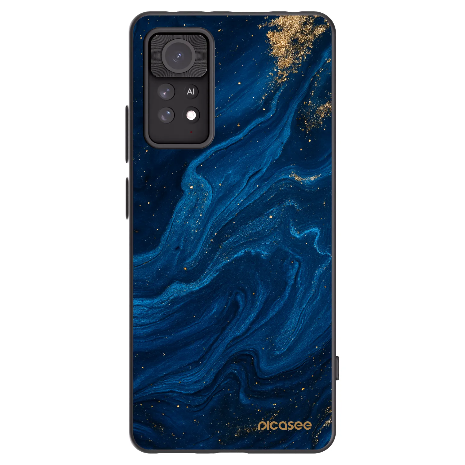 Picasee silikonový černý obal pro Xiaomi Redmi Note 11 Pro 5G - Blue