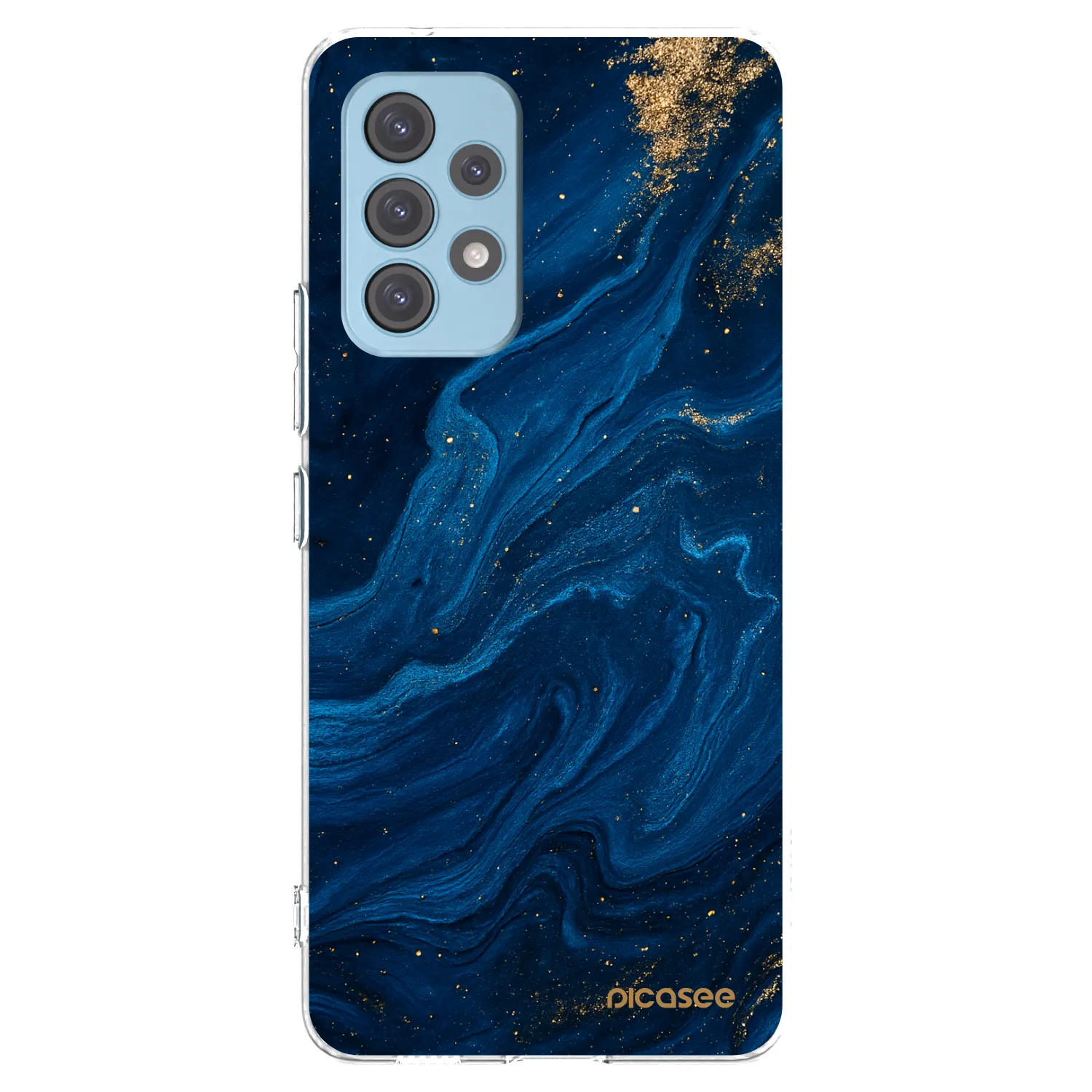 Picasee silikonový průhledný obal pro Samsung Galaxy A53 5G A536 - Blue