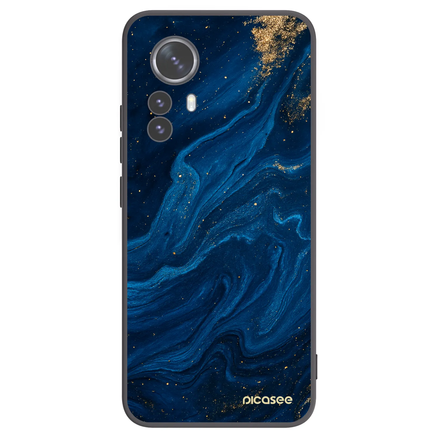 Picasee silikonový černý obal pro Xiaomi 12 Pro - Blue