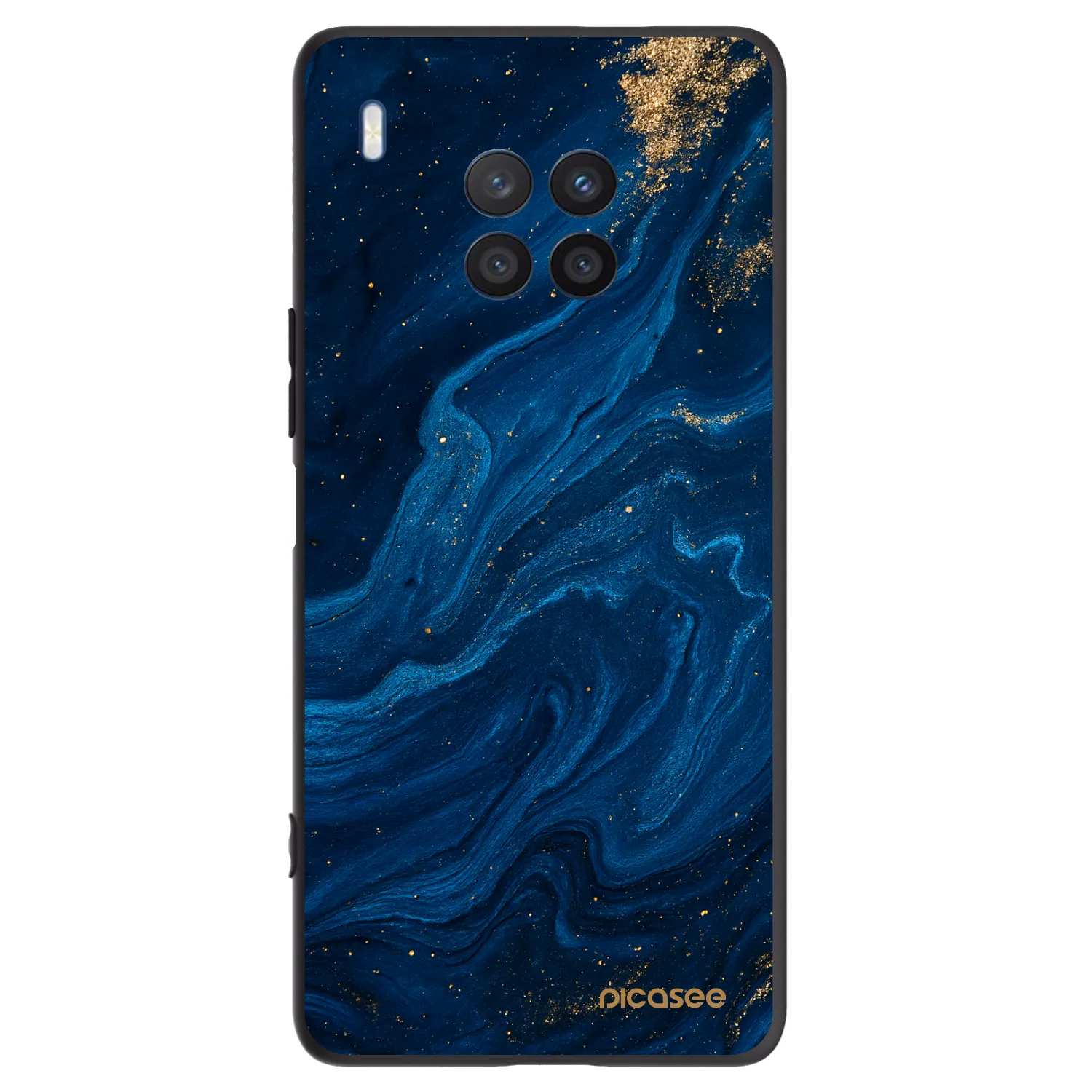 Picasee silikonový černý obal pro Honor 50 Lite - Blue