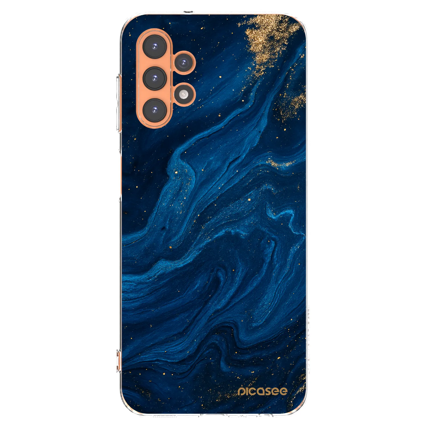 Picasee silikonový průhledný obal pro Samsung Galaxy A13 4G A135 - Blue