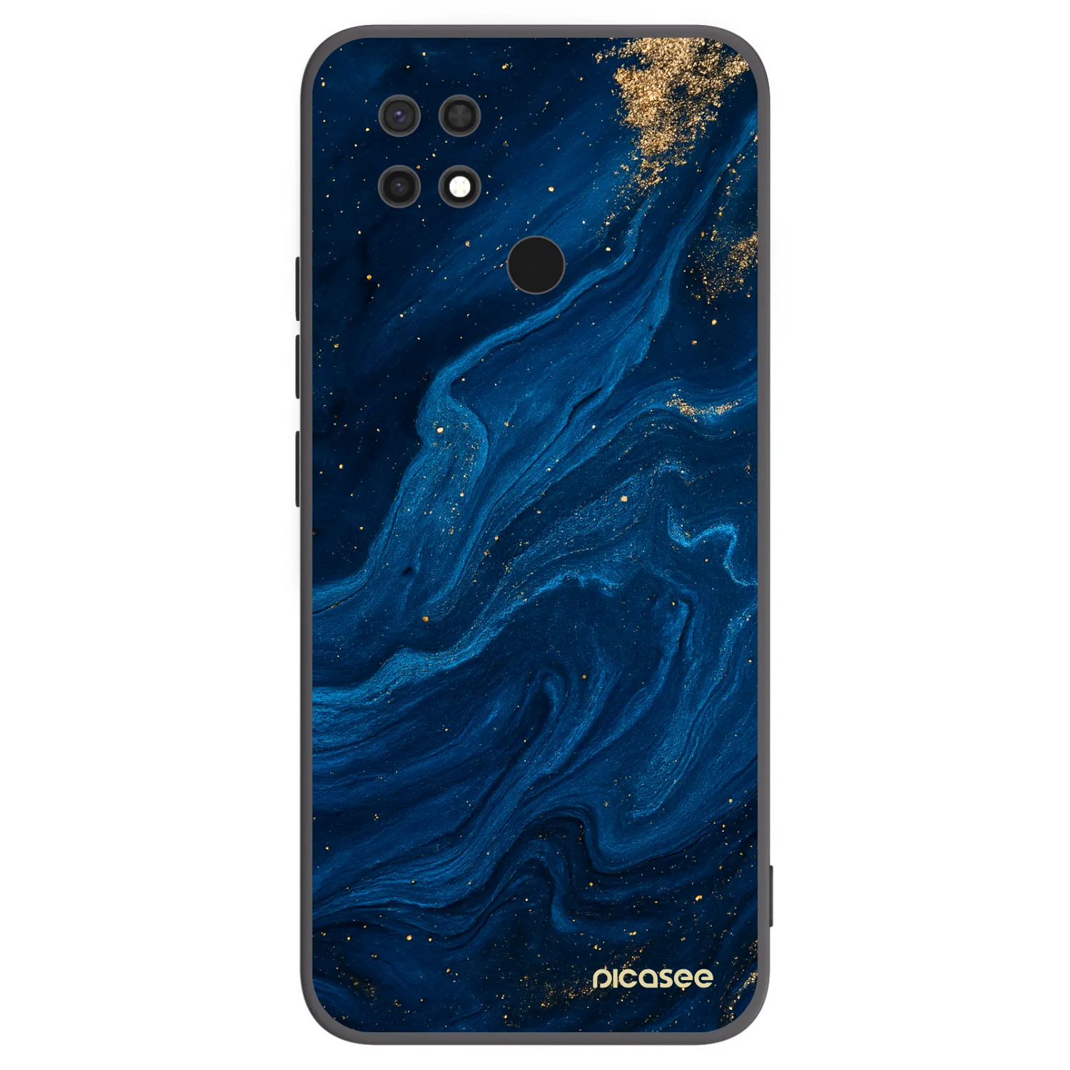 Picasee silikonový černý obal pro Xiaomi Redmi 10C - Blue