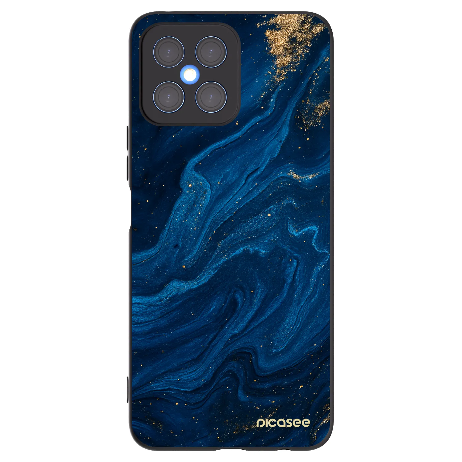 Picasee silikonový černý obal pro Honor X8 4G - Blue