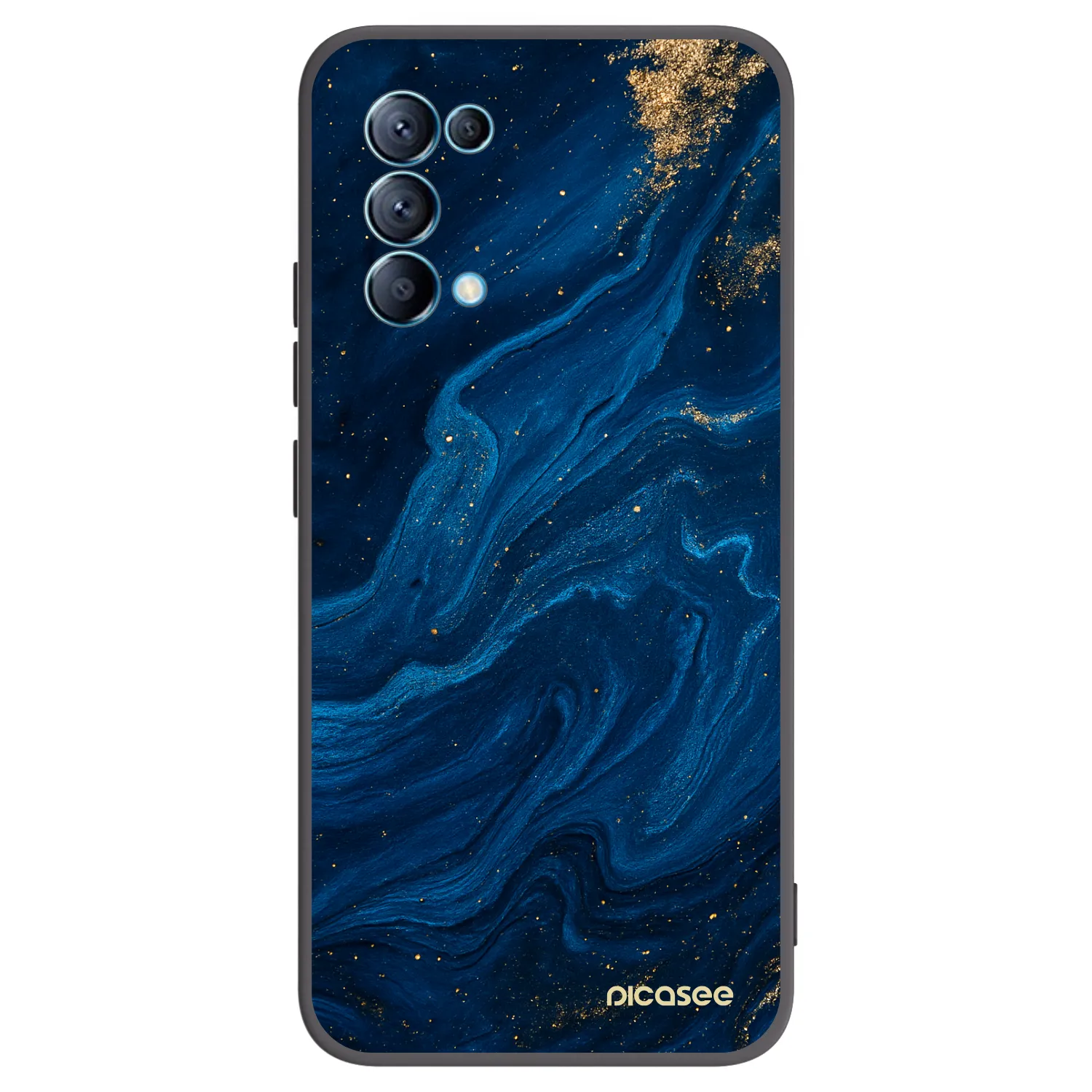 Picasee silikonový černý obal pro OPPO Reno 5 5G - Blue